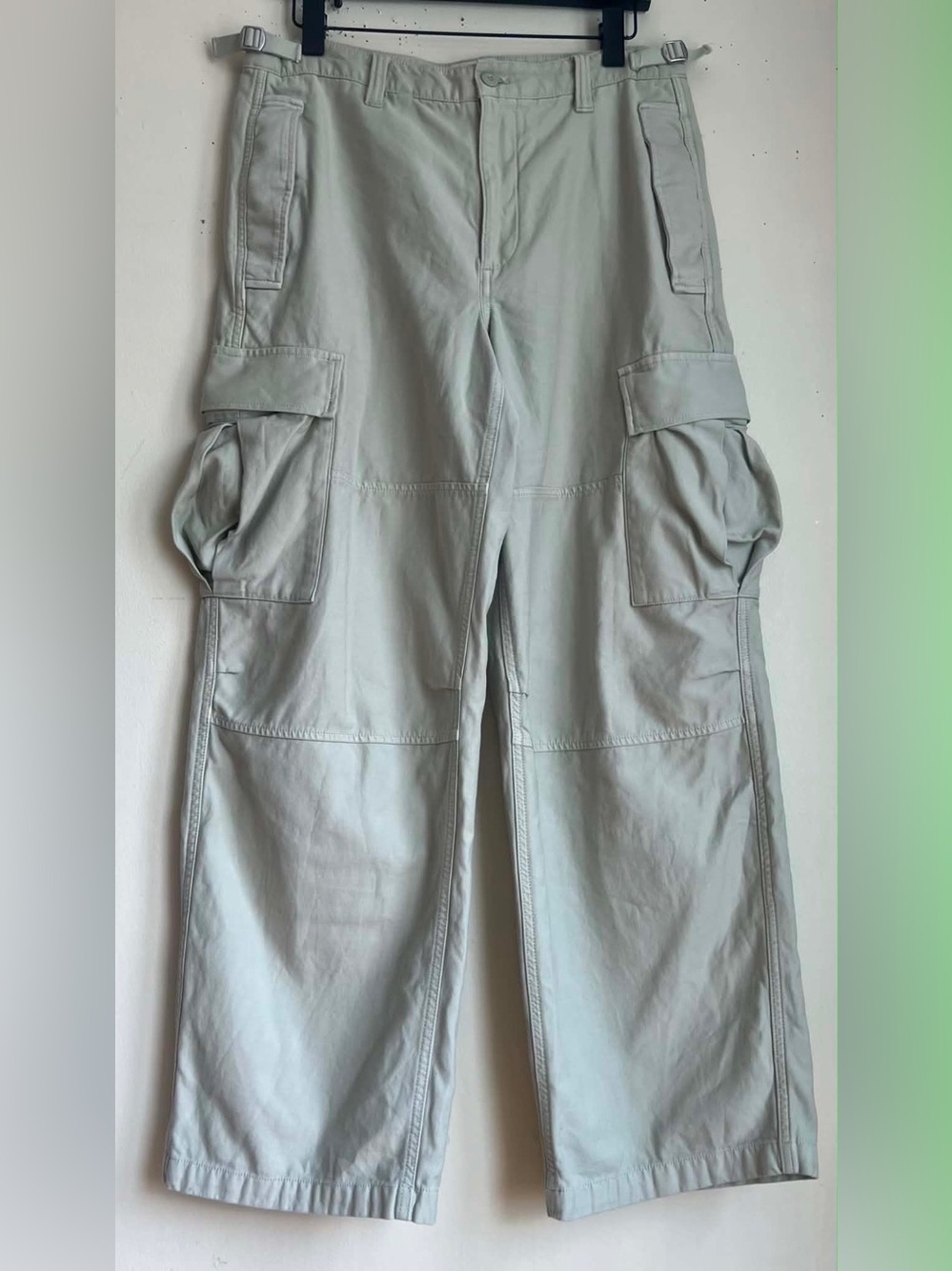 TNA Light Sage Utility Cargo Pants